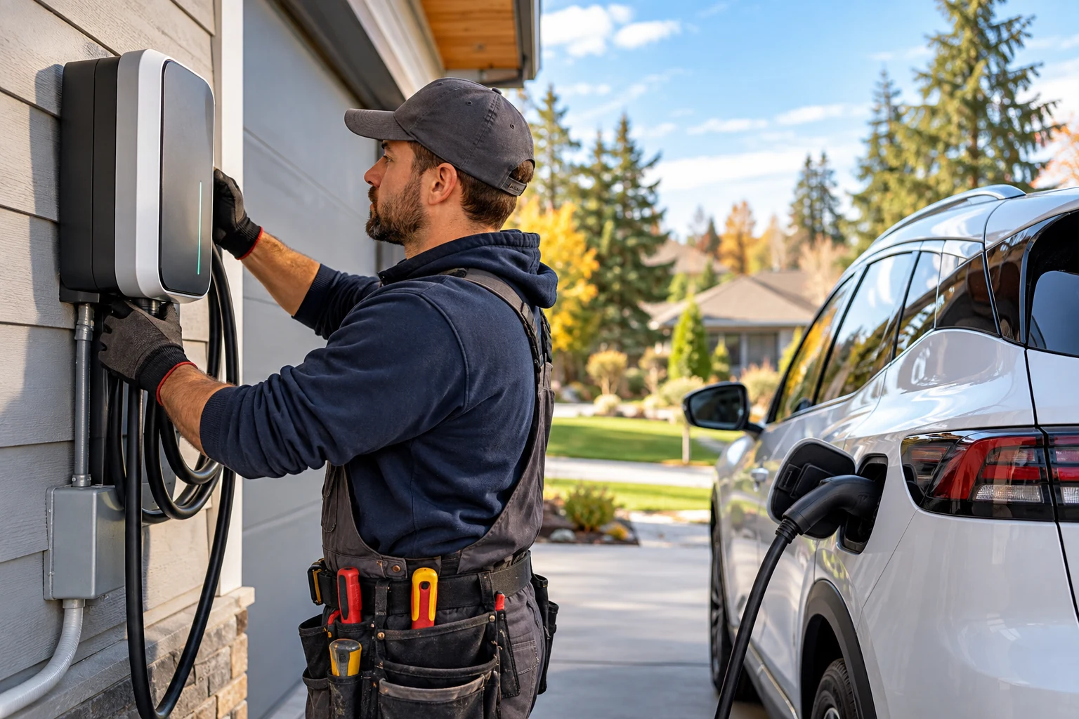 Multifamily and HOA compliant Level 2 charging station installation with submetering in Spokane